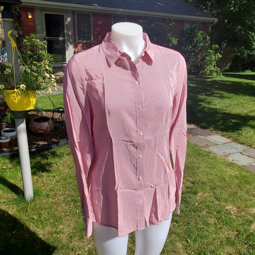 THE LIMITED Candy Stripe Button Down